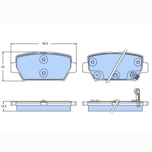 Δισκόφρενα  ZTEC+ για Mitsubishi